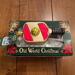 Old World Christmas Pickleball Paddle Ornament NWT